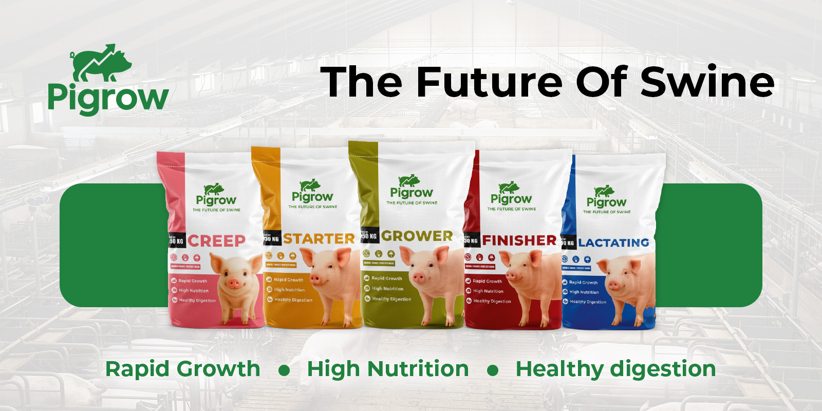 Crystal Feed Pigrow Pig Feed bag